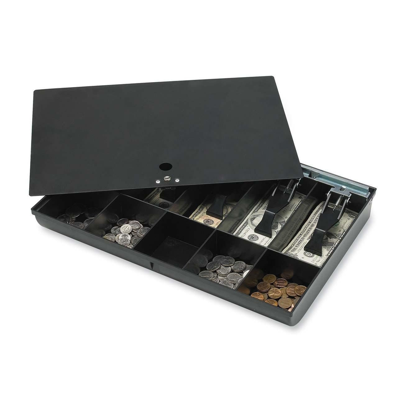 Tampa De Bloqueio Sparco Money Tray, Toda Em Aço, 2,25 X 16 X 11 Polegadas