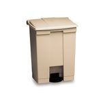 Lata De Lixo Rubbermaid Commercial Step-on Tampa 45l Bege