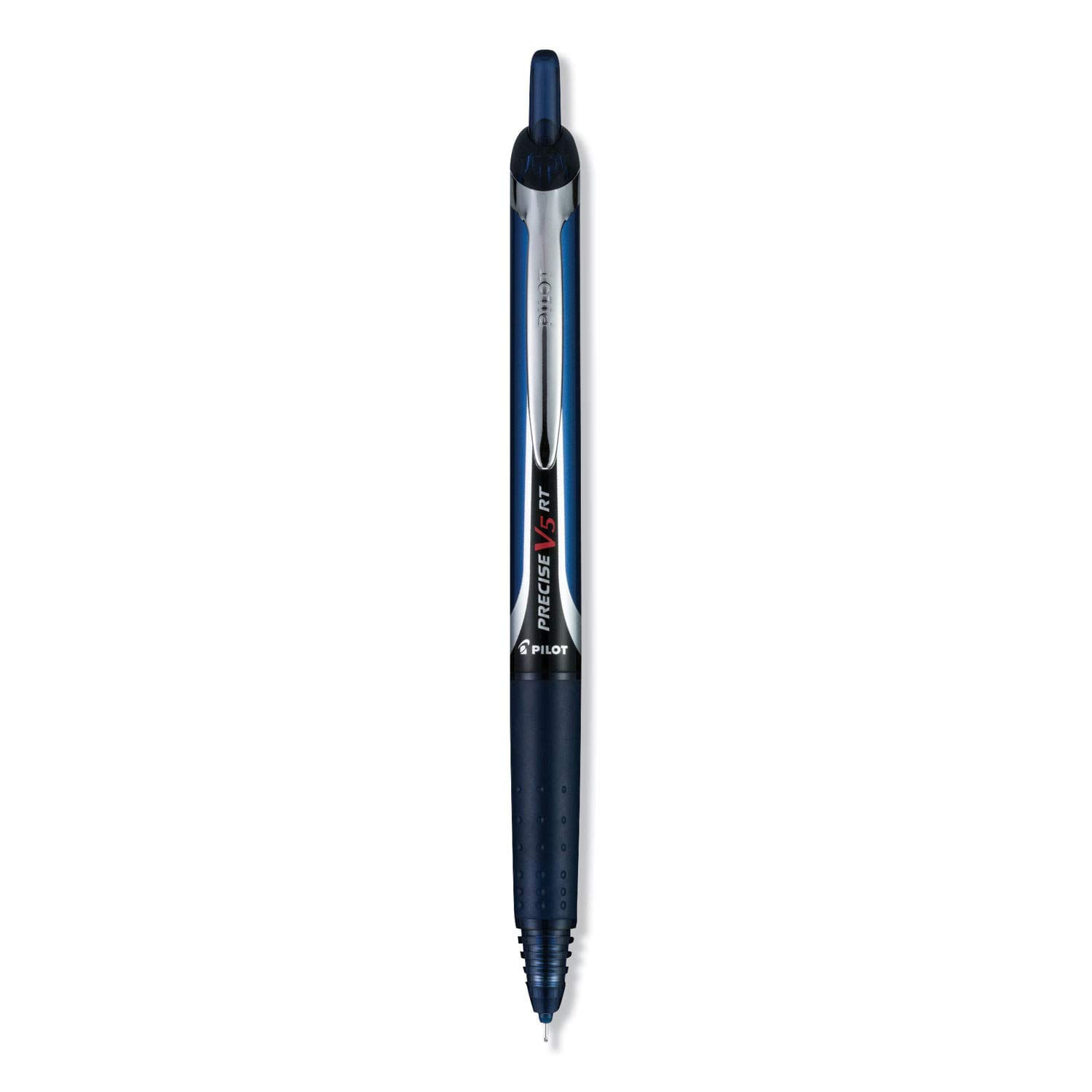Canetas Esféricas Rolantes Pilot Precise V5 Rt 0,5 Mm Azul Marinho X12