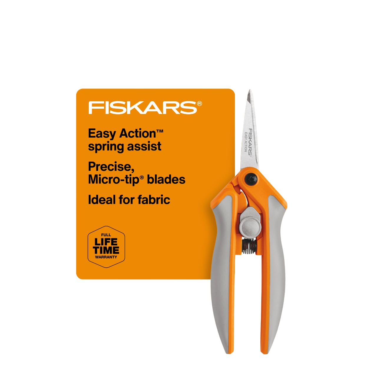 Tesoura Fiskars Razoedge Micro-tip Easy Action De 15 Cm