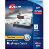 Cartão De Visita Avery Ave8877 True Print Clean Edge