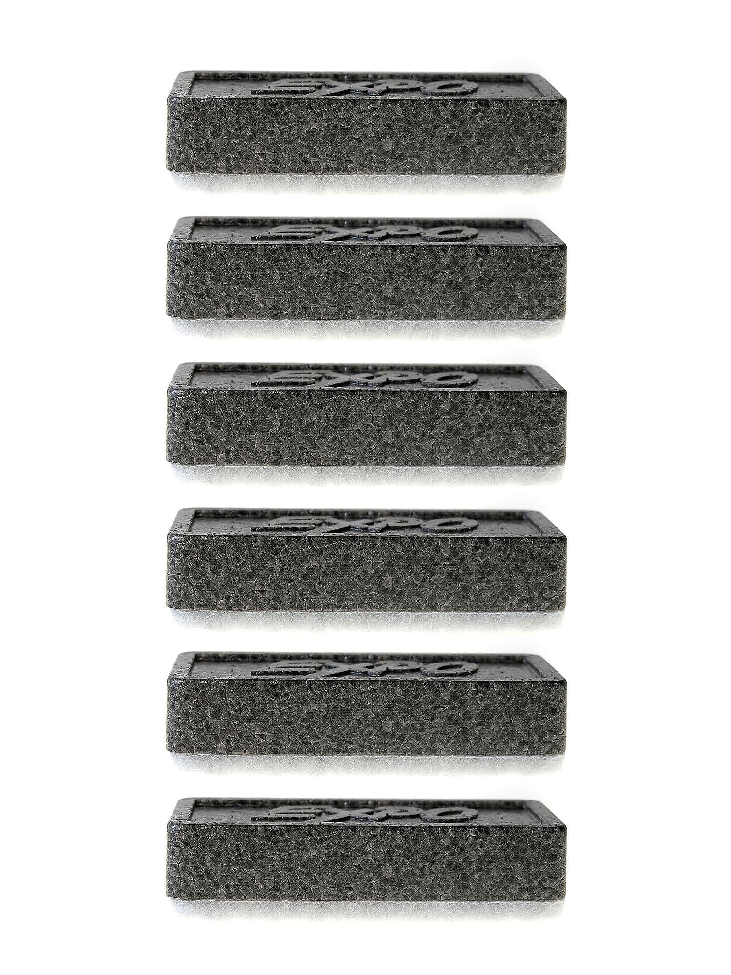 Whiteboard Eraser Expo Block 81505 Soft Pile, Pacote Com 6