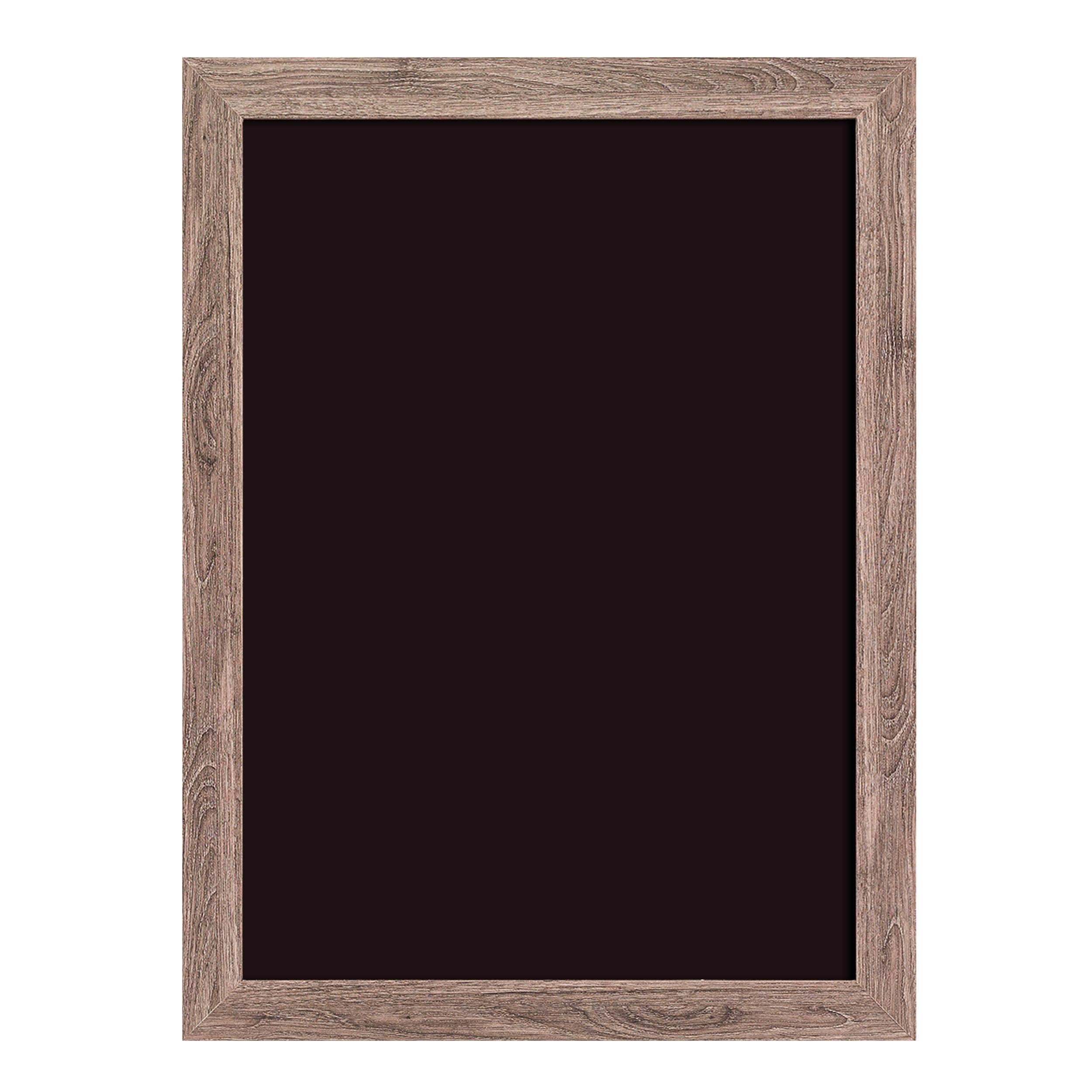 Quadro Magnético U Brands Rustic Wood 45x60cm Com Marcador