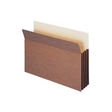 File Pocket Smead Tuff® Pocket Straight-cut Tab Legal Redrope