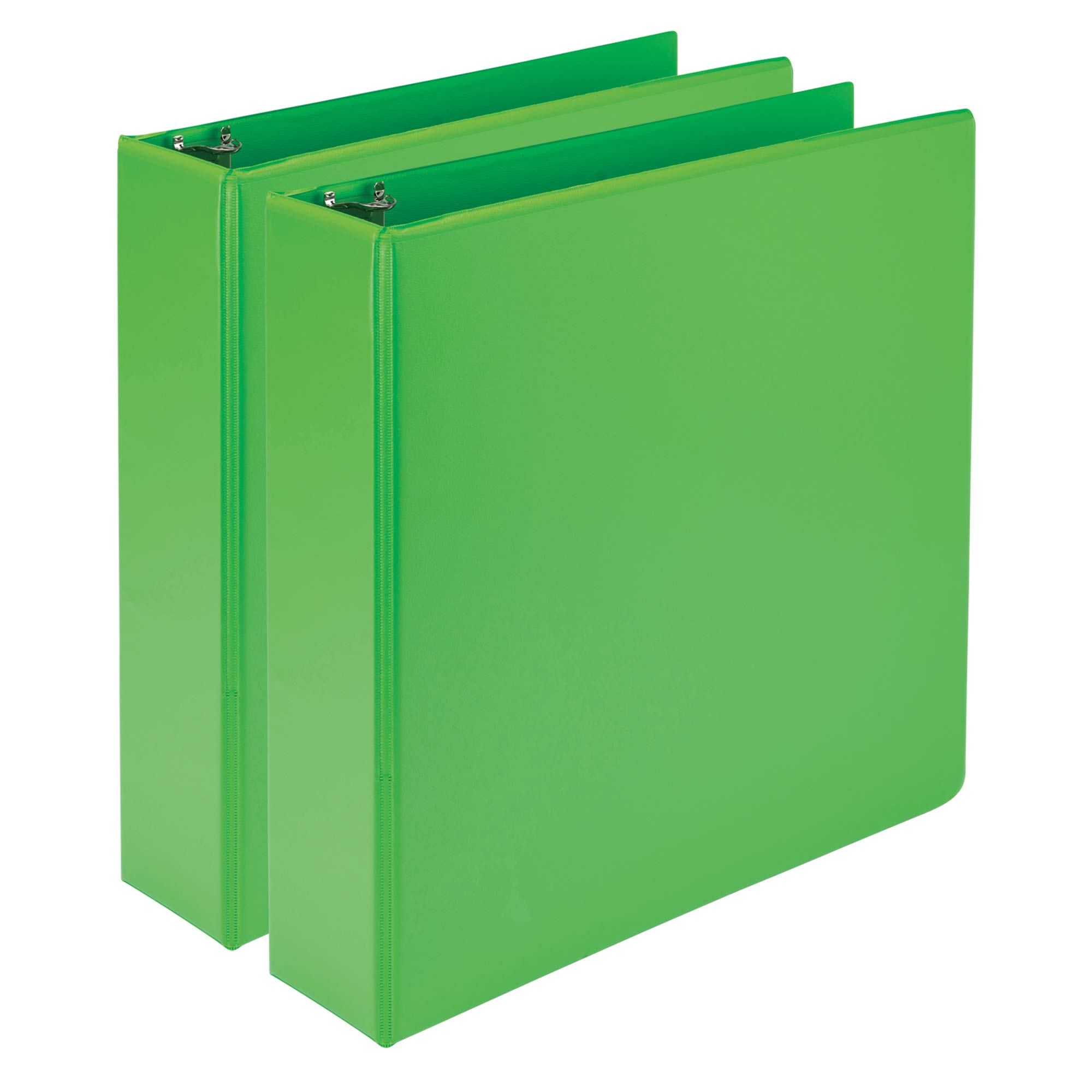View Binder Samsill Plant Binder, Durável, De 2 Polegadas, Verde Limão, Pacote Com 2