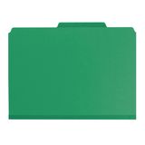 File Folder Smead Pressboard 1/3-cut Tab 1 Expansion Green