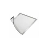 Porta-sinais Magnéticos Duraframe Durável, Tamanho Carta, Prata X2