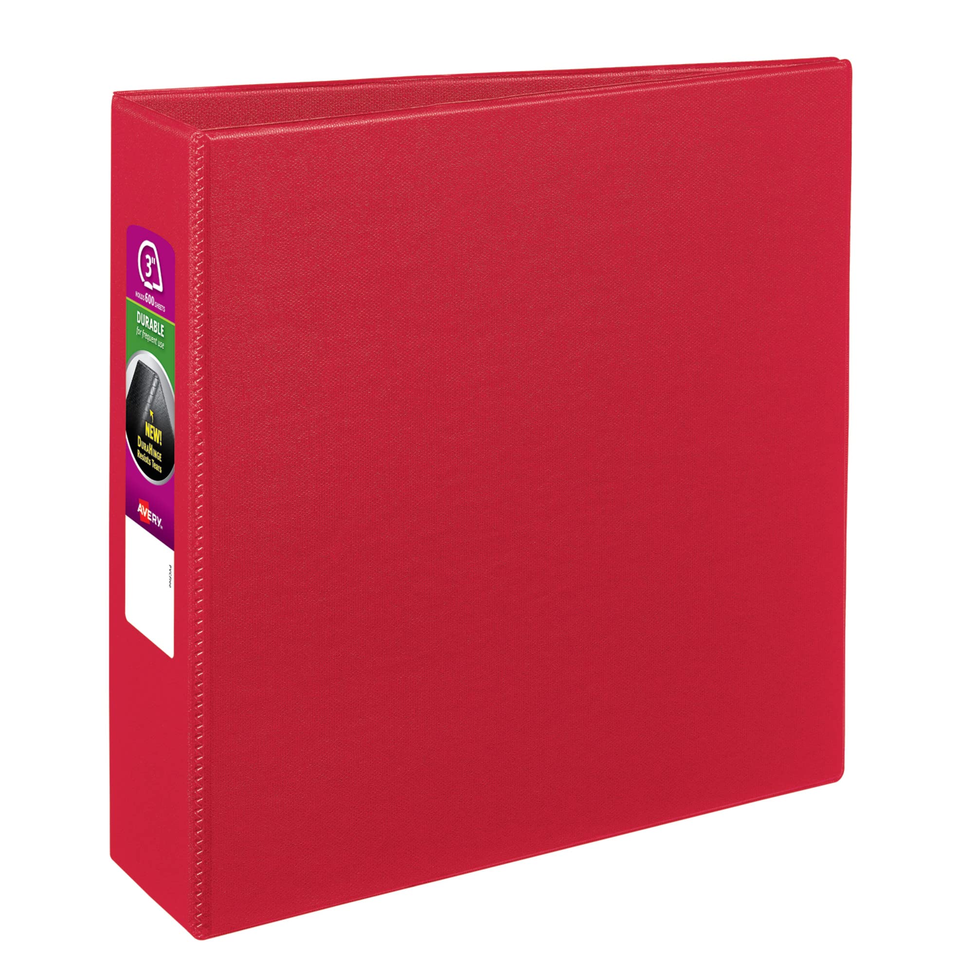 Binder Avery Durable 3 Anéis 3 Anéis Inclinados 1 Vermelho 27204