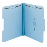 File Folder Smead, Placa Prensada 100% Reciclada, 2 Fixadores, Azul