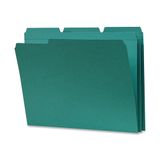 File Folder Smead Reforceed 1/3 Cut Aba, Tamanho Carta, Azul-petróleo