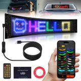 Sinal Led De Rolagem Programável Eachbid 23,4 X 4,7 Cm Usb