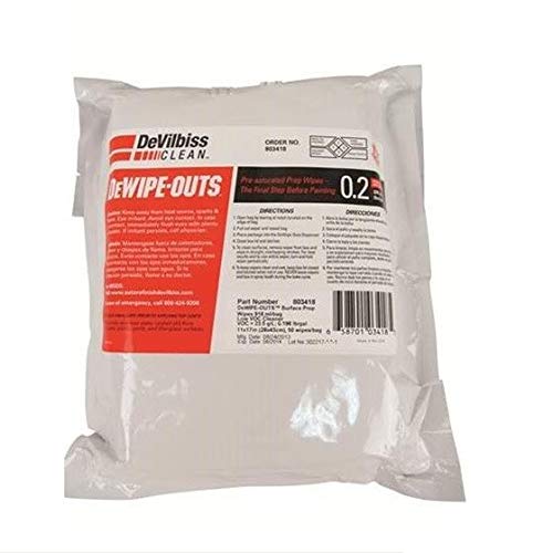 Wipe Outs Devilbiss 803418 Low Voc (pacote Com 50)