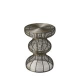 Mesa Accent Butler Greeley Round Metal Black Iron