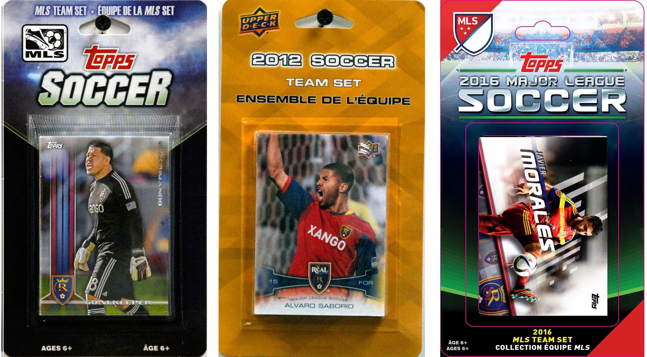 Conjuntos De Cartas Colecionáveis C&amp;i Collectables Mls Real Salt Lake X3