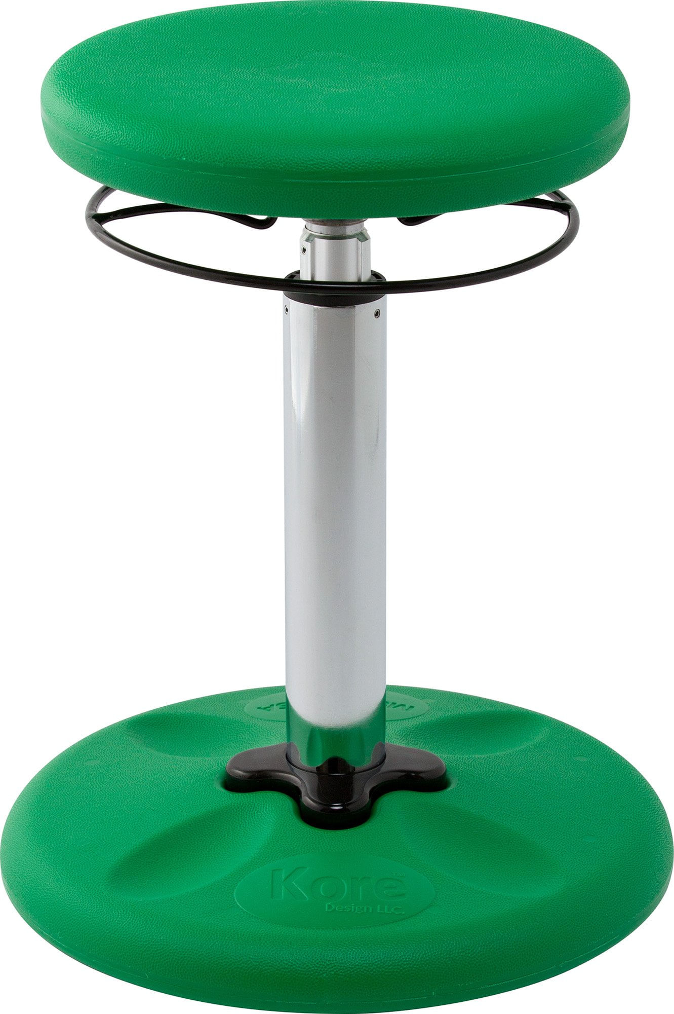 Cadeira Ajustável Wobble Stool Kore Design Para Crianças De 8 A 12 Anos, Verde