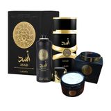 Kit 3 Em 1 Asad Preto Lattafa - Perfume, Creme E Desodorante Eau De Parfum: A Essencia Da Modernidade