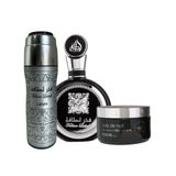 Kit 3 Em 1: Desodorante Com Perfume Fakhar Black - Club De Nuit Intense: Luxo Árabe Completo