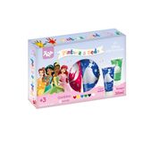Pintura De Dedo Princesas Com 6 Bisnaga (cores) Lavavel