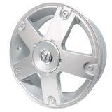 Kit 4 Rodas Aro 17x6 Vw Gol Copa 4x100 Prata Zk-40