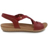 Sandalia Usaflex Rasteira Ref R1804 Vinho 039