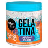 Gelatina Definição Natural 550g Salon Line Antifrizz 72h
