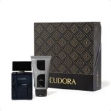 Presente Eudora H Fragrância Fougre Aromático Desodorante Colônia 100ml E Balm Pós-barba 75gr (2 Itens)