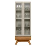 Cristaleira Americana Ripada Oklahoma Nature Off-white