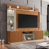 Home Para Tvs De 65 Berlim Naturalle Off White Ripado