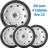 Calota Vw Gol Parati G3 G4 Aro 13 Grid Calotas 573ar Silver