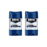 Desodorante Stick Gillette Clear Gel Antibac 82g-kit C/2un