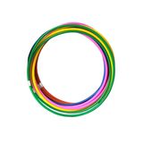20 Bambolês Arco Argola Circuito Reforçado 55cm Colorido