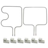 2 Resistência + 6 Suporte Forno Fischer Gourmet Fit 220v