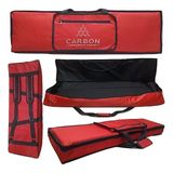 Capa Bag Para Teclado Roland Fantom 07 Master Luxo Vermelha