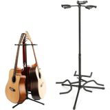 Suporte Triplo P/ 3 Violão/guitarra/baixo Preto 7kg