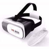 Óculos Realidade Virtual Vr Box 2.0 + Controle Cardboard 3d