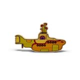 Decoração De Madeira Yellow Submarine Beatles 15cm X 10cm