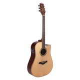Violão J White Ah 106ns 41 Eq Anatômico Folk Satin Nat Fosco