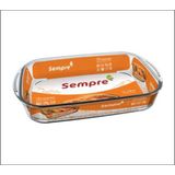 Forma Assadeiras De Vidro Forno Retangular 4lts Marinex 03
