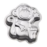 Forma De Aluminio Monkey Macaquinho 3d Bolos E Confeitaria