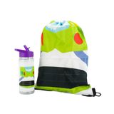 Garrafa Buzz Lightyear Toy Story 450ml Mochila Tipo Saco