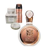 Perfume Fakhar Rose - Creme Fakhar Rose E Desodorante Fakhar Rose: O Toque Perfeito Para Sua Pele