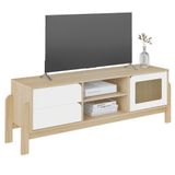 Rack Para Tvs 65&#39; Com 2 Gavetas Itambé Naturale Branco
