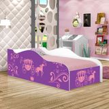 Mini Cama Fun Carruagem De Princesa Infantil Com Colchão