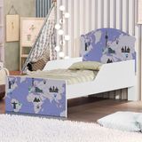Mini Cama Mapa De Viagens Com Colchão