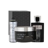 Perfume Attar Al Wesal - Creme Club De Nuit Intense E Desodorante Spray Fakhar Black : O Toque Arabe Para Sua Pele