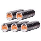 Kit 5 Fita Isolante Pvc Antichamas 20x19mm 10 Und Foxlux
