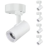 5 Spot Direcionável Sobrepor 12w Branco Bivolt 3000k Foxlux