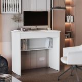 Mesa Escritório 1 Gaveta Castrovillari 2.0 Branco