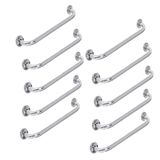 Barra De Apoio Alça Banheiro 60cm Kit 10 Und Suporte Idoso D