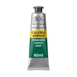 Tinta Acrilica Galeria W&amp;n 482 Permanent Green Deep 60ml